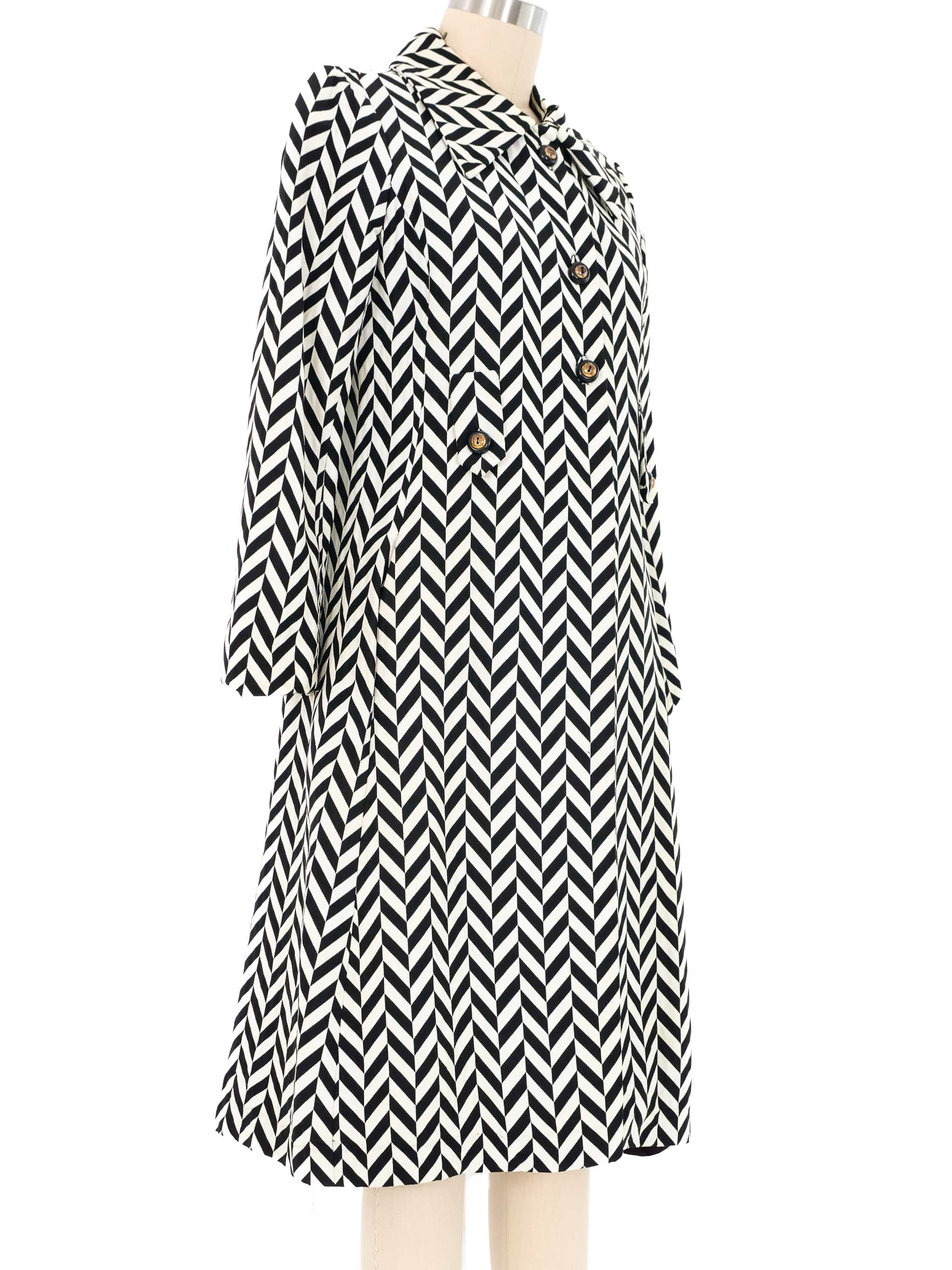 Chevron coat on sale