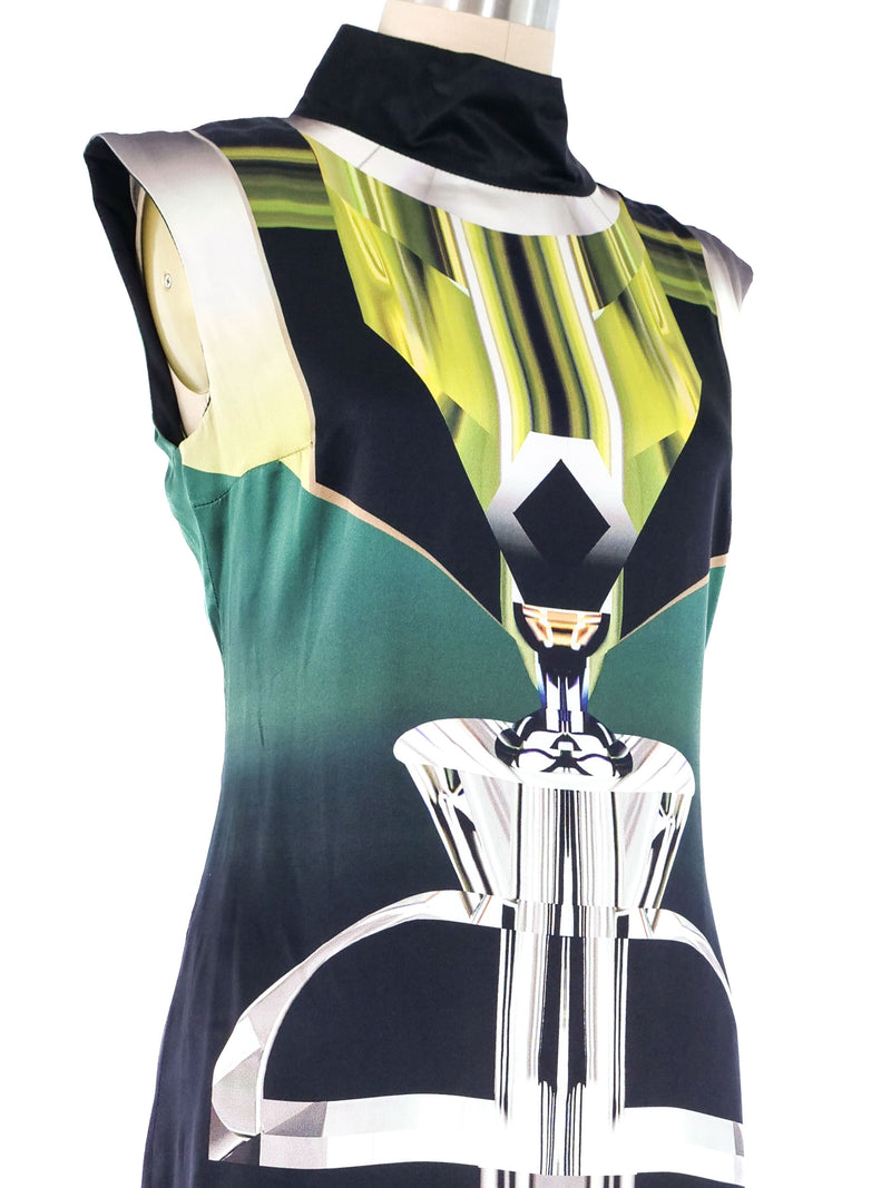 2009 Mary Katrantzou Perfume Bottle Print Dress Dress arcadeshops.com