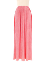 Mary McFadden Pleated Pink Skirt Ensemble Suit arcadeshops.com