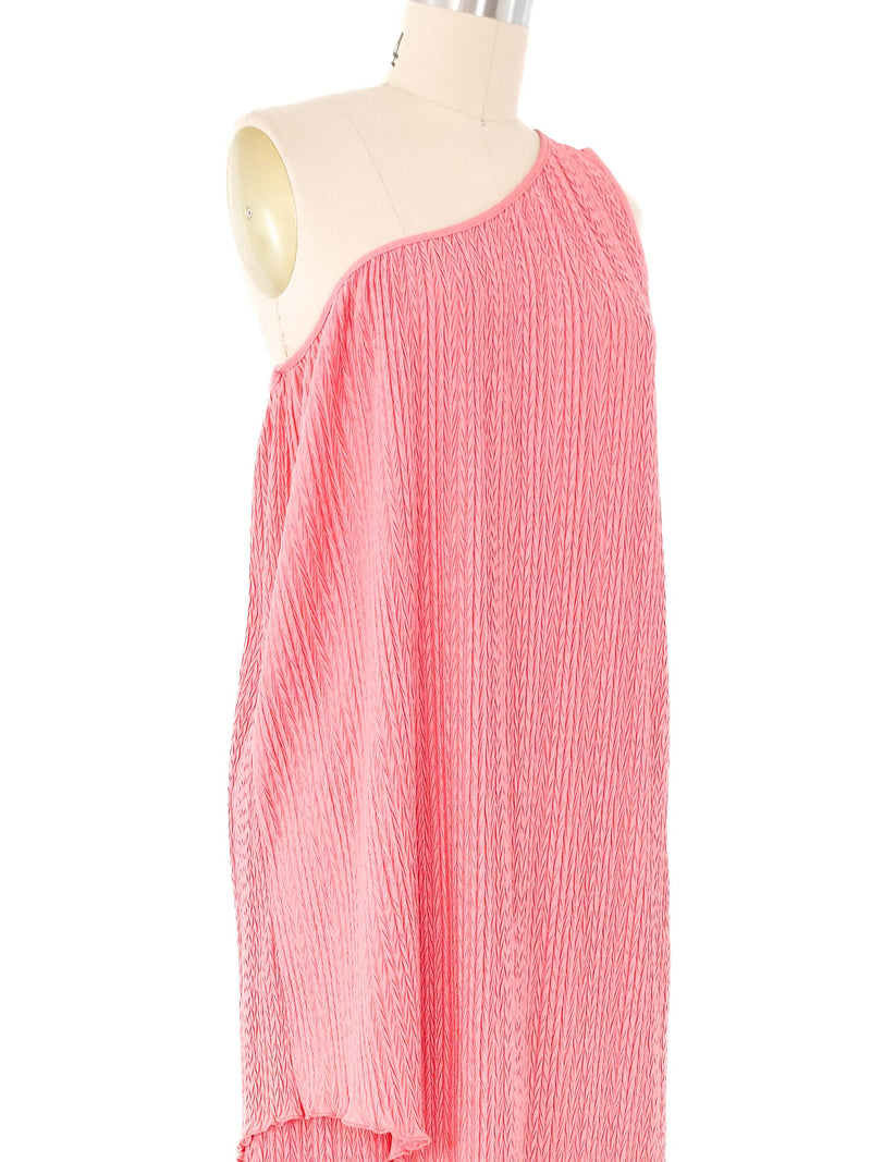 Mary McFadden Pleated Pink Skirt Ensemble Suit arcadeshops.com