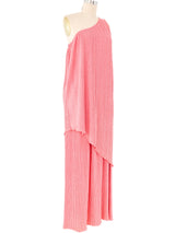 Mary McFadden Pleated Pink Skirt Ensemble Suit arcadeshops.com