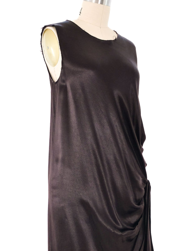 Lanvin Hammered Satin Cocktail Dress Dress arcadeshops.com