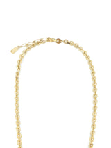 Yves Saint Laurent Textured Circle Pendant Necklace Accessory arcadeshops.com