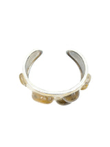Francesca Romana Enameled Cabochon Cuff Accessory arcadeshops.com
