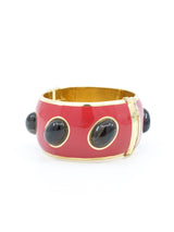 Francesca Romana Enameled Cabochon Bangle Accessory arcadeshops.com