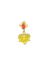 Isaky Paris Glass Heart Bracelet And Earring Set Accessory arcadeshops.com