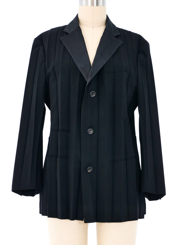 Issey Miyake Accordion Pleat Blazer Jacket arcadeshops.com