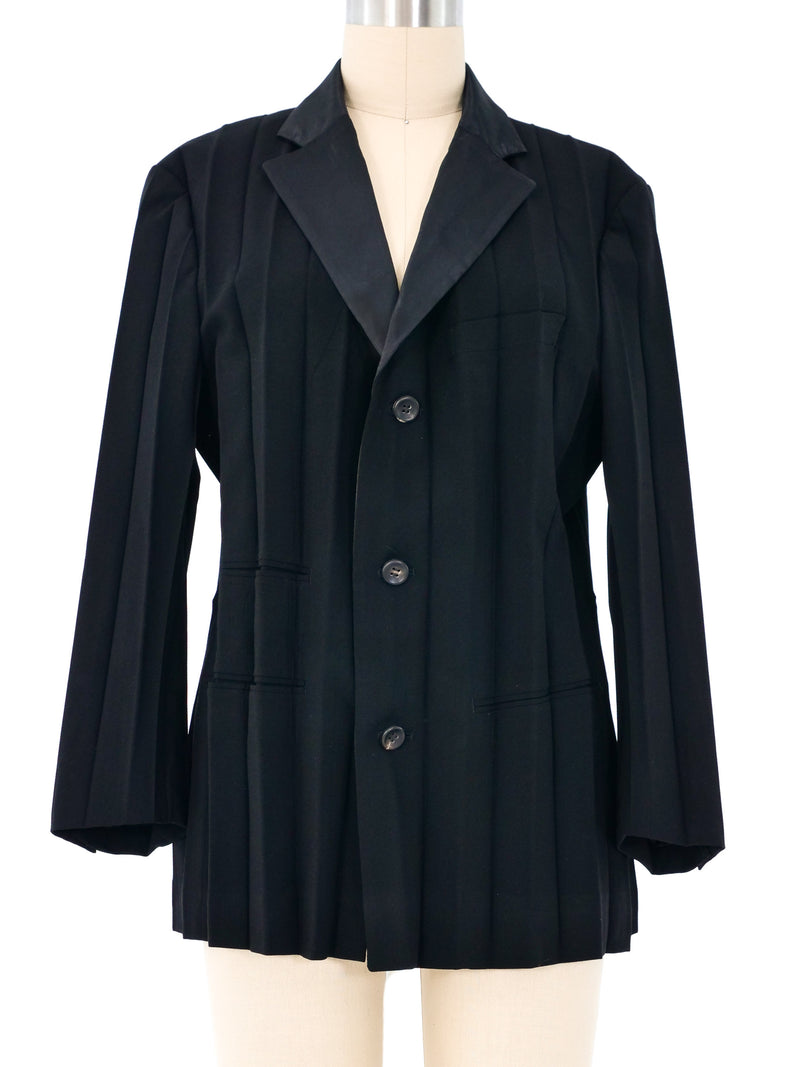 Issey Miyake Accordion Pleat Blazer Jacket arcadeshops.com