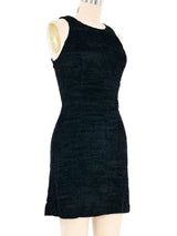 Versus Versace Velvet Burnout Mini Dress Dress arcadeshops.com