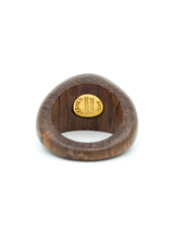 Hermes Wood Signet Ring Accessory arcadeshops.com