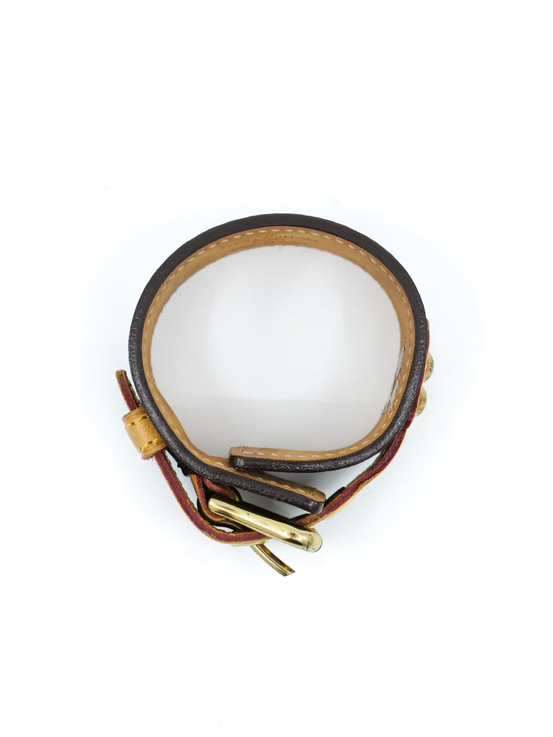 Louis Vuitton Leather Cuff Accessory arcadeshops.com
