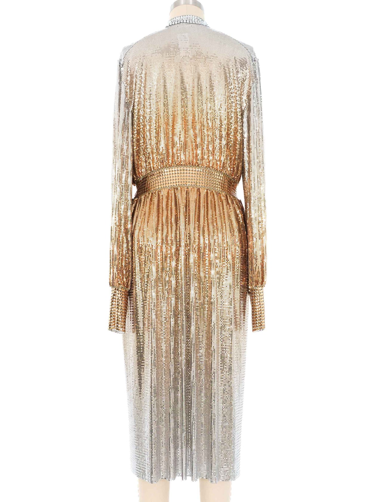 Paco Rabanne Ombre Metal Mesh Dress