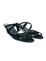 Donna Karan Suede Strappy Mules, 9 Accessory arcadeshops.com