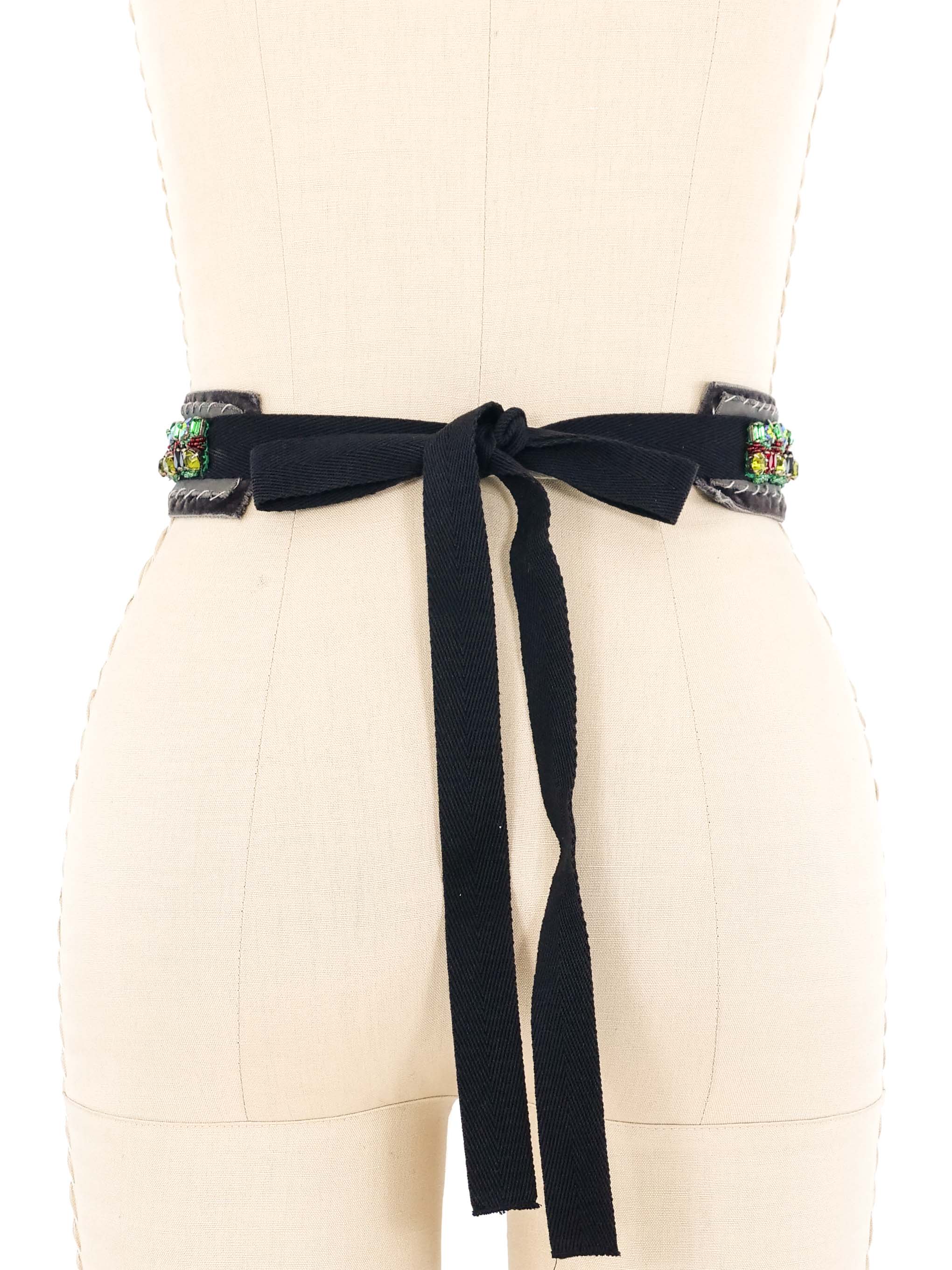 ベルト PRADA SS23 Embellished suede belt (1CC5552D0H F0522) Prada logo-embellished Suede Belt | Blue | FARFETCH