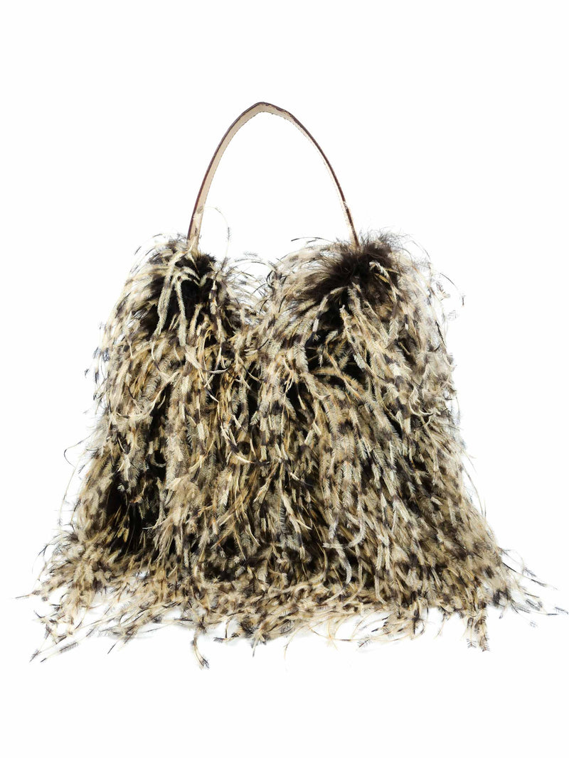 Ostrich Feather Handbag Accessory arcadeshops.com