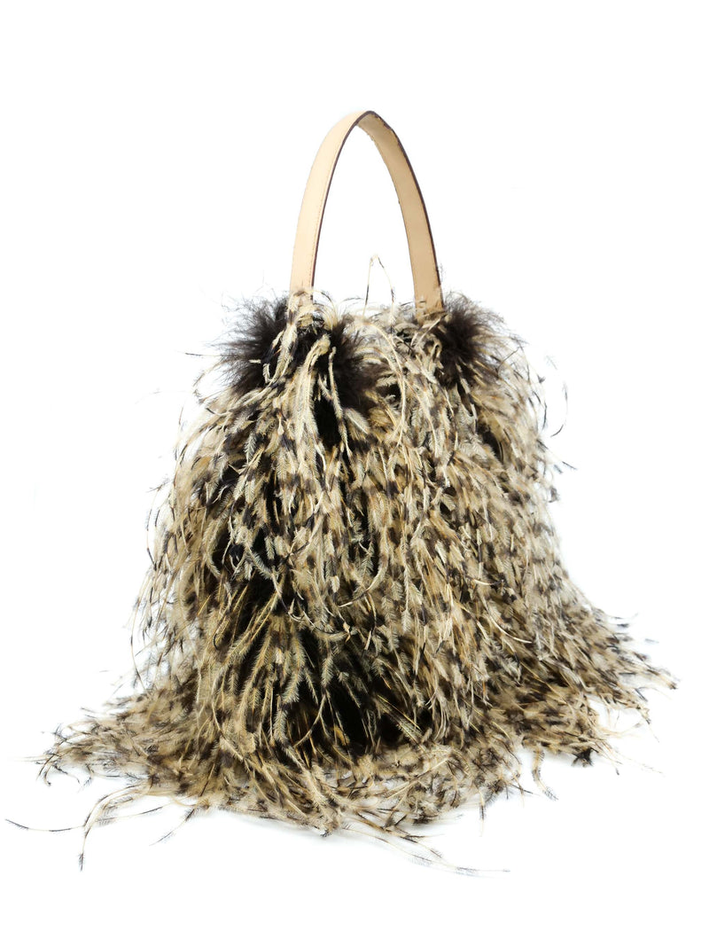 Ostrich Feather Handbag Accessory arcadeshops.com