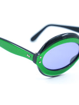 1960s French Green Framed Sunglasses Accessory arcadeshops.com