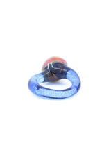 Blue Glass Dome Ring Accessory arcadeshops.com