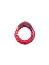 Red Blown Glass Ring Accessory arcadeshops.com