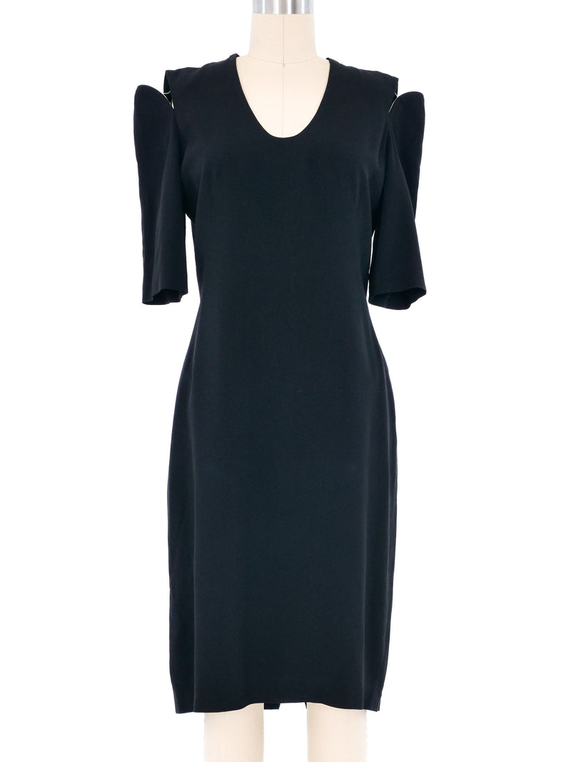 Alexander McQueen Cutout Shoulder Dress Dress arcadeshops.com