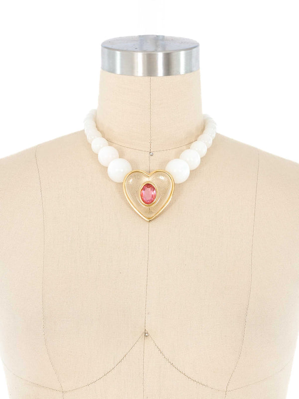 Givenchy Heart Collar Necklace Accessory arcadeshops.com