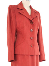 Givenchy Rust Skirt Suit Suit arcadeshops.com