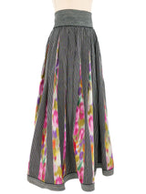 Multi Print Taffeta Ball Gown Skirt Bottom arcadeshops.com