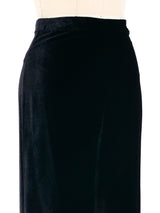 1998 Christian Lacroix Paneled Velvet Pants Bottom arcadeshops.com