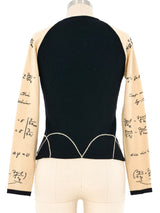 Moschino Blackboard Sweater Top arcadeshops.com