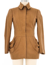 Viktor & Rolf Ruffle Accent Coat Jacket arcadeshops.com