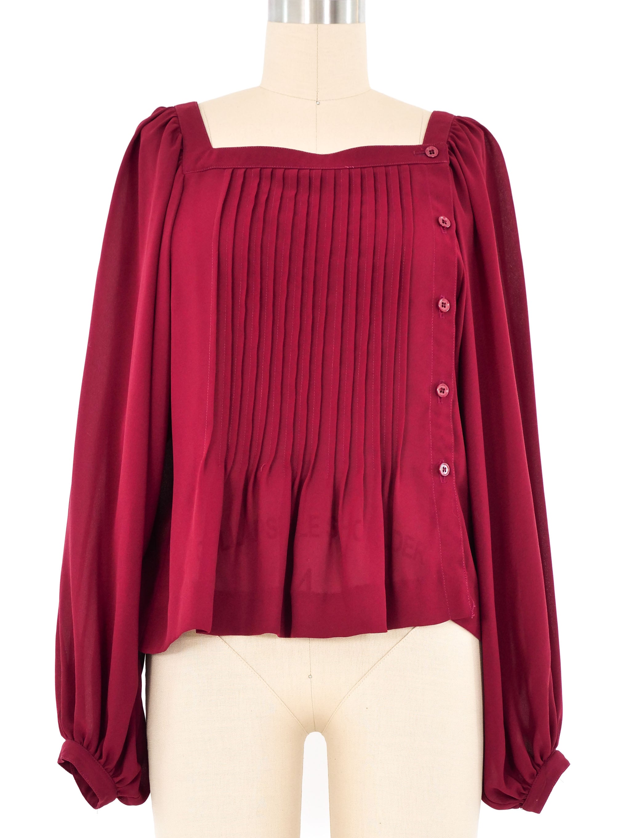 peasant sleeve blouse