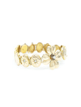 14k Gold Diamond Accented Flower Bracelet Fine Jewelry arcadeshops.com