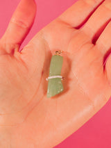 Green Jade Figa Pendant Fine Jewelry arcadeshops.com