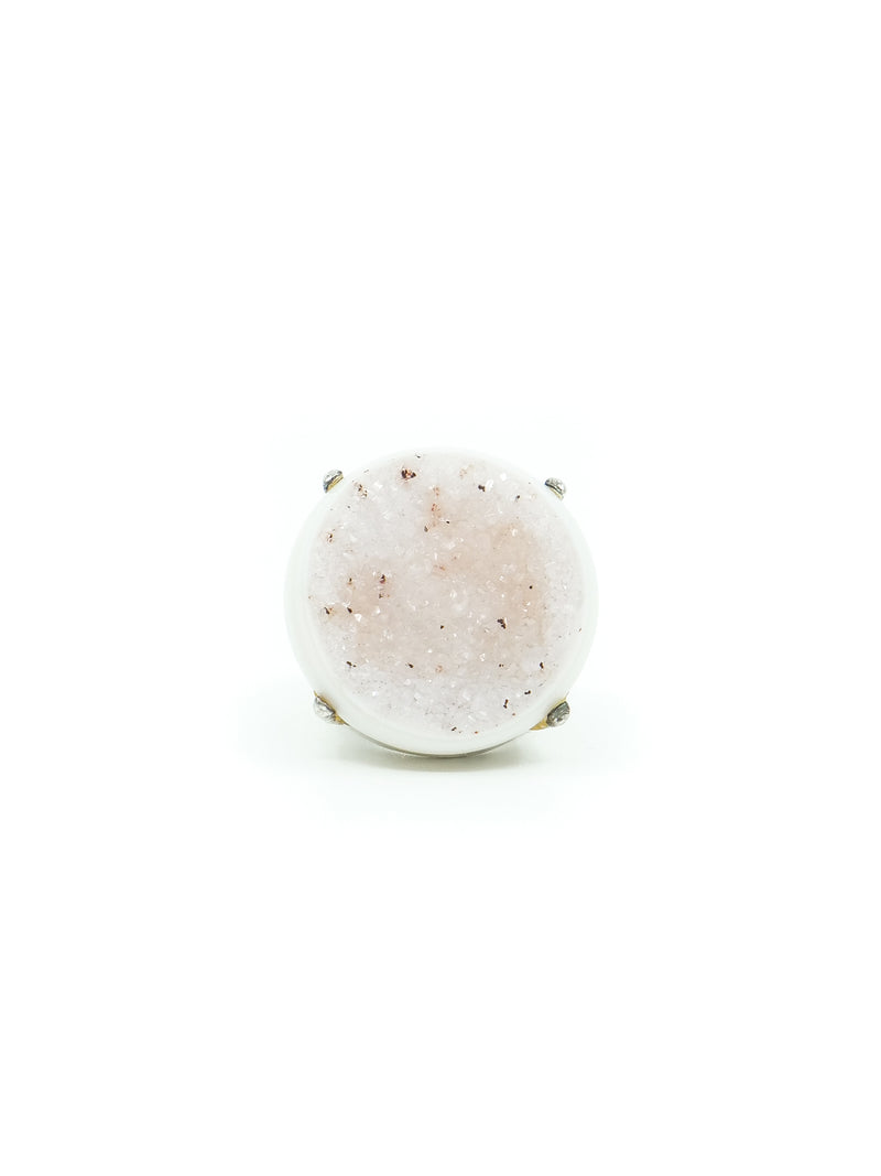 Prong Set Druzy Cocktail Ring Accessory arcadeshops.com