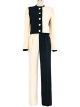 1980 Yves Saint Laurent Colorblock Pant Suit Suit arcadeshops.com