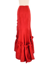 Carolina Herrera Ruffled Evening Skirt Bottom arcadeshops.com