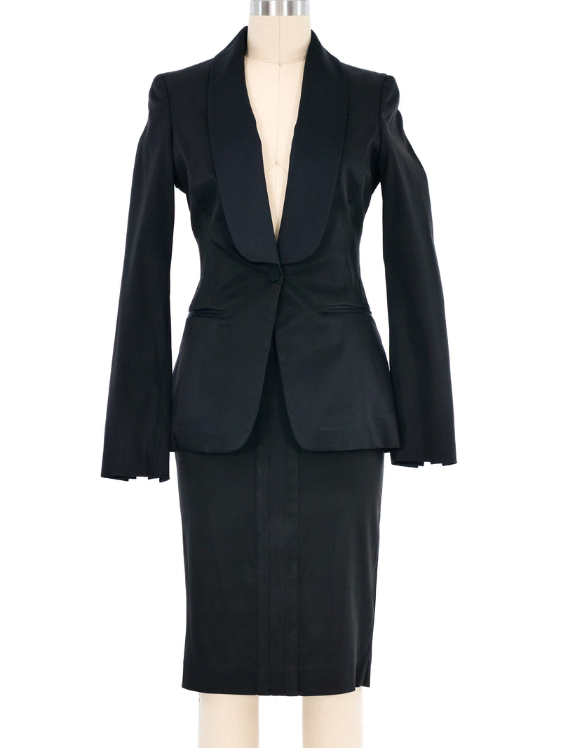 2004 Gucci Tuxedo Inspired Skirt Suit Suit arcadeshops.com