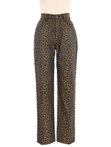 Fendi Leopard Safari Pant Suit Suit arcadeshops.com