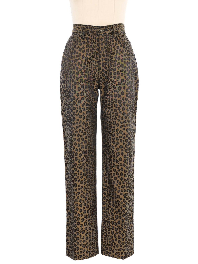 Fendi Leopard Safari Pant Suit Suit arcadeshops.com