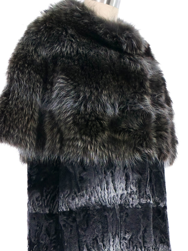 Sleeveless Fur Coat Outerwear arcadeshops.com