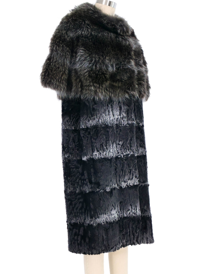 Sleeveless Fur Coat Outerwear arcadeshops.com