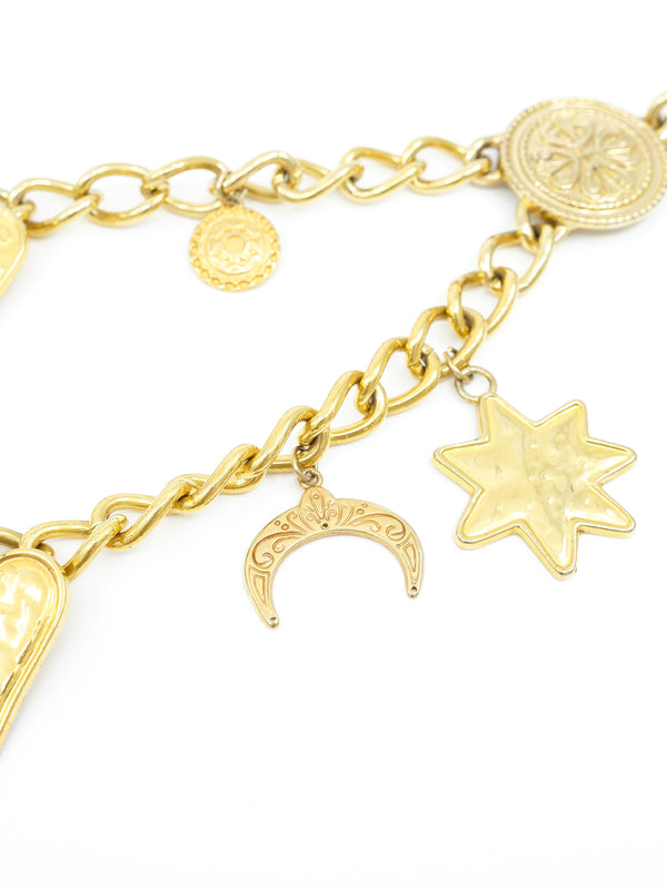 1980s Escada Charm Chain Belt Accessory arcadeshops.com