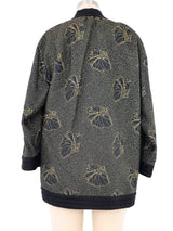 Yves Saint Laurent Metallic Embroidered Jacket Jacket arcadeshops.com