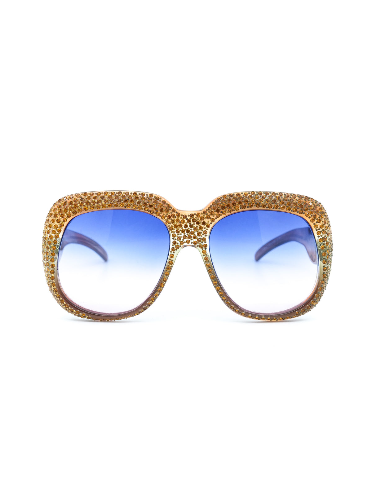 Oversized Rhinestone Studded Sunglasses