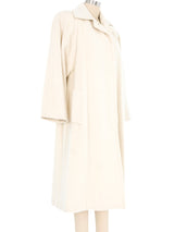 Perry Ellis Ivory Wool Overcoat Outerwear arcadeshops.com