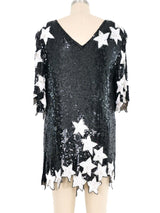 1980s Sequin Star Dress Dress arcadeshops.com