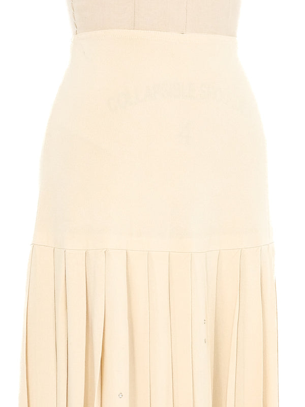 Sonia Rykiel Rhinestone Accented Pleated Skirt Bottom arcadeshops.com
