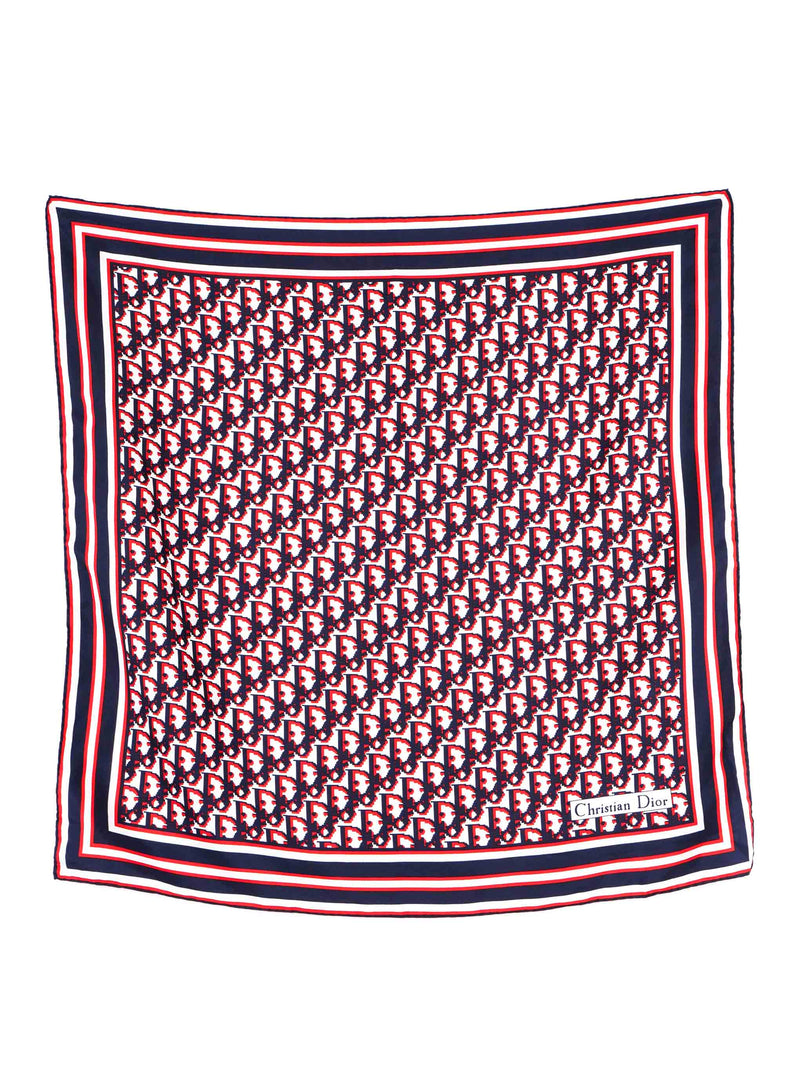 1980s Christian Dior Trotter Print Silk Scarf Accessory arcadeshops.com