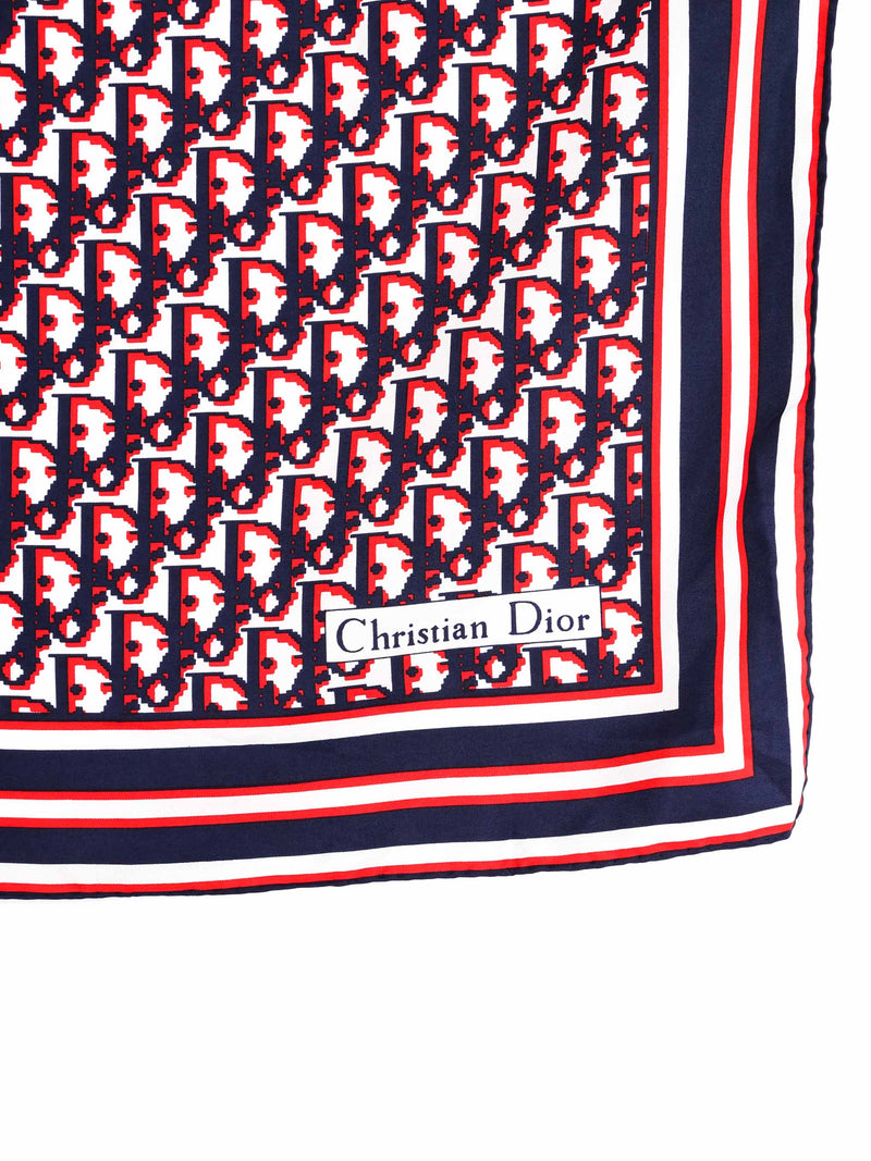 1980s Christian Dior Trotter Print Silk Scarf Accessory arcadeshops.com