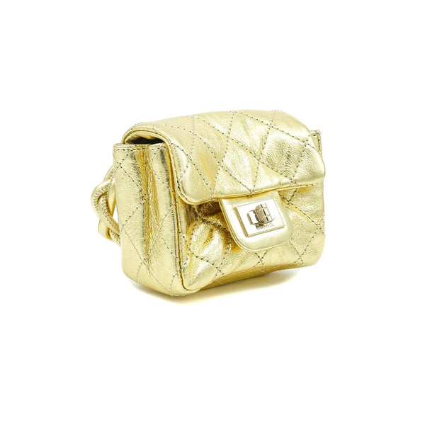 Chanel Spring 2008 Gold Quilted Ankle Bag
